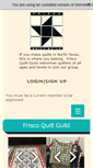 Mobile Screenshot of friscoquiltguild.org